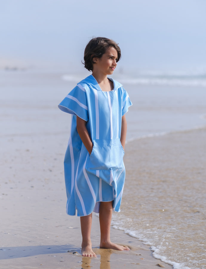Poncho microfibre Enfant - SKY
