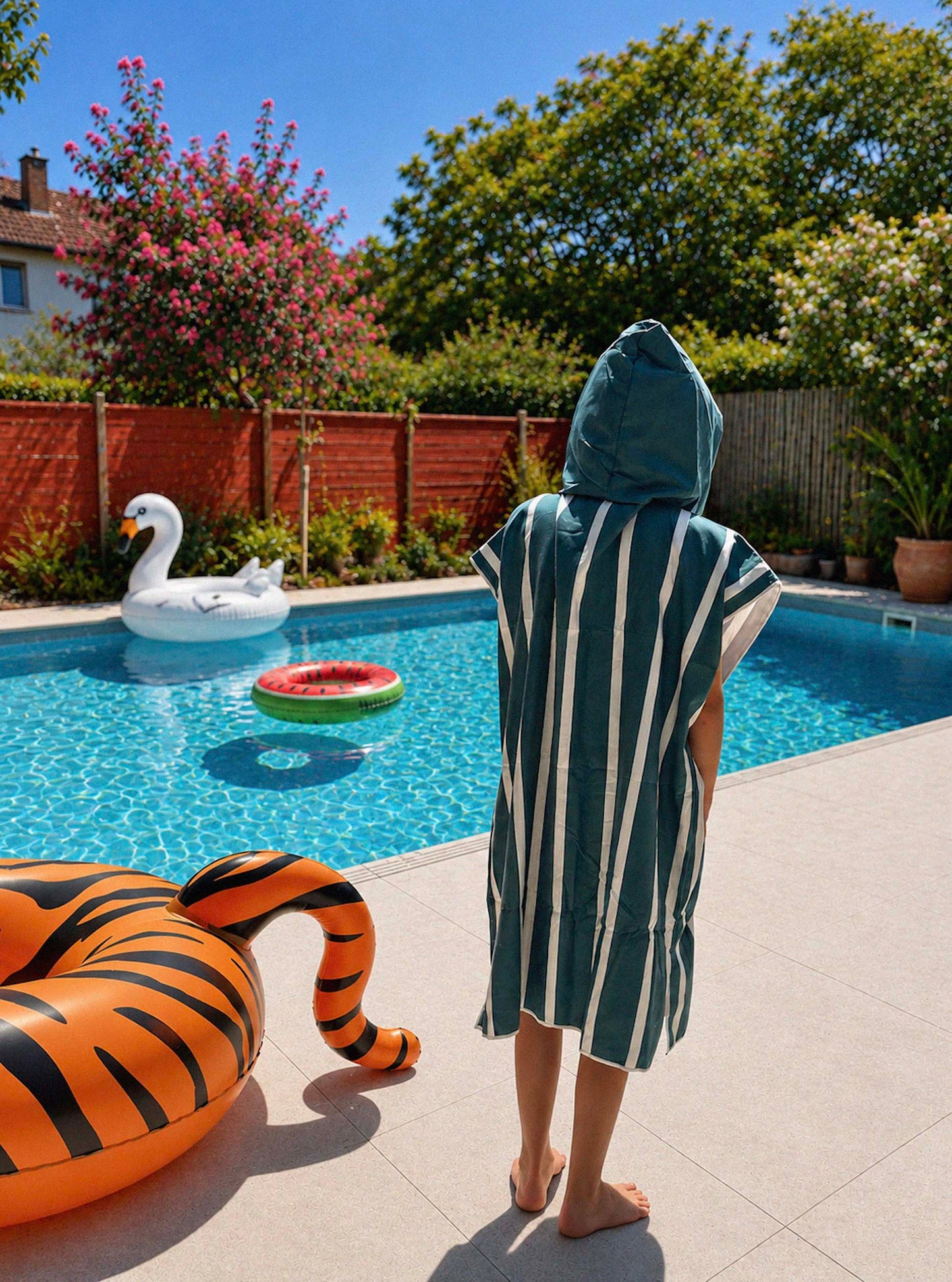 Poncho microfibre Enfant - DEEP SEA