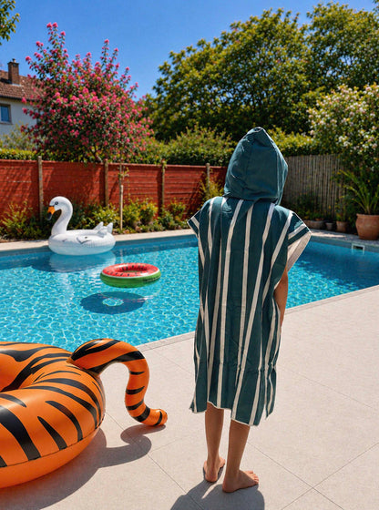 Poncho microfibre Enfant - DEEP SEA