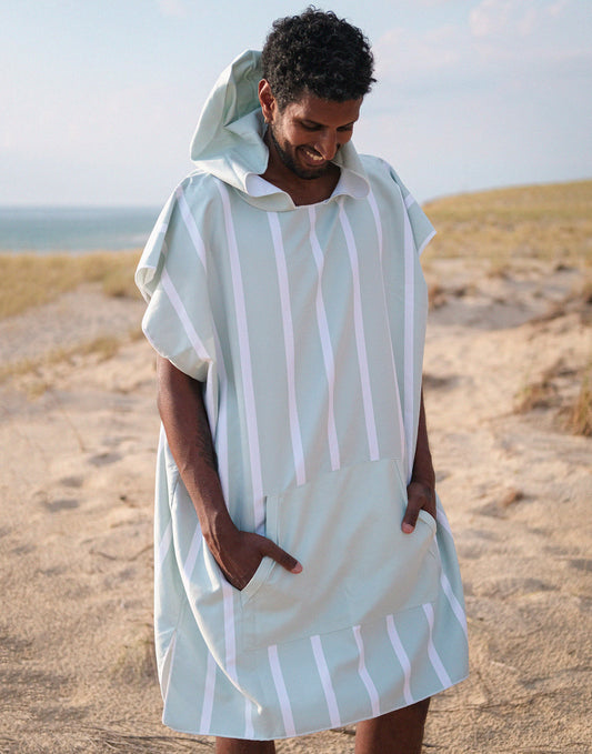 Poncho microfibre Adulte - MINT