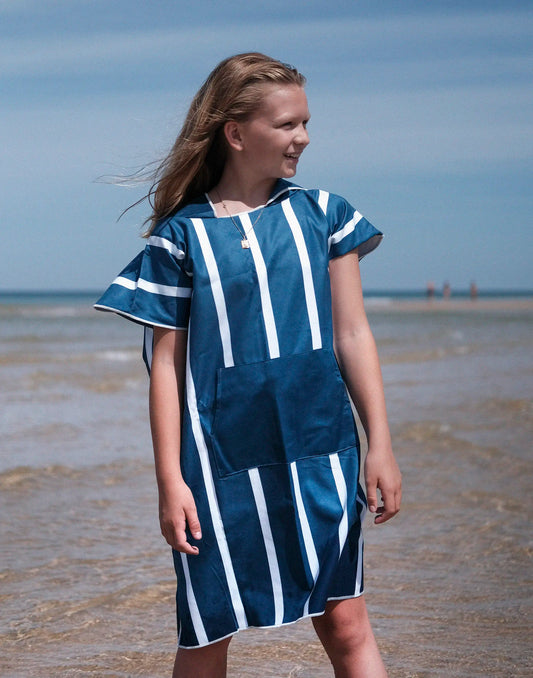 Poncho microfibre Enfant - NAVY