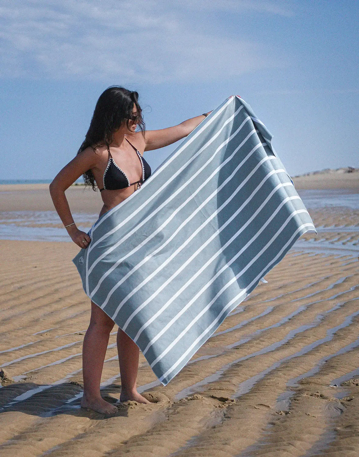 Serviette microfibre KAKI