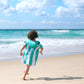 Poncho microfibre Enfant - Vert