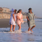 Poncho microfibre Adulte - PEACH